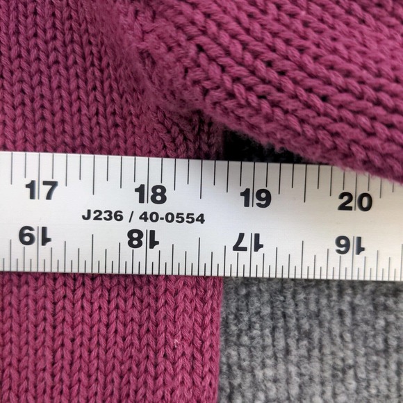 Eddie Bauer Men's Sweater Purple Small Long Sleeve Crew Neck Cotton Vintage - Picture 11 of 11